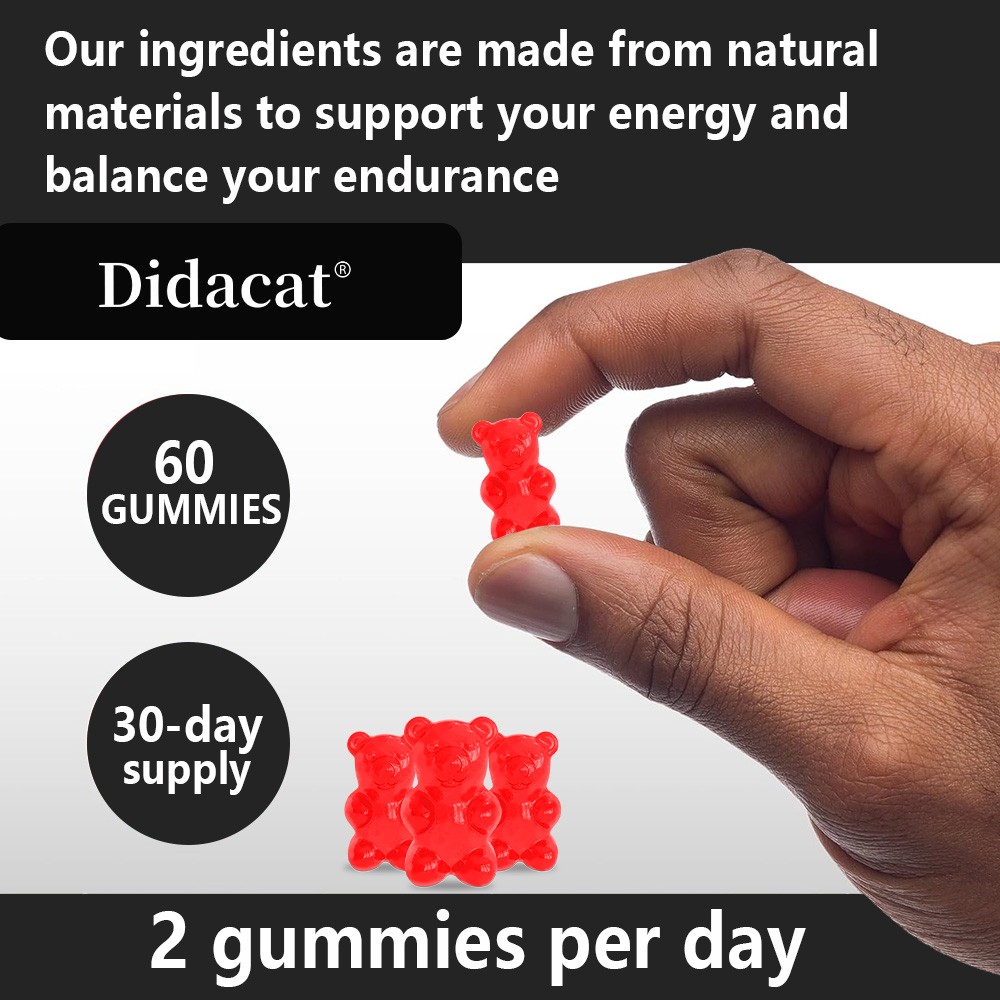 Nitric Oxide Booster Helps Improve Stamina Dietary Supplements 60 Gummies