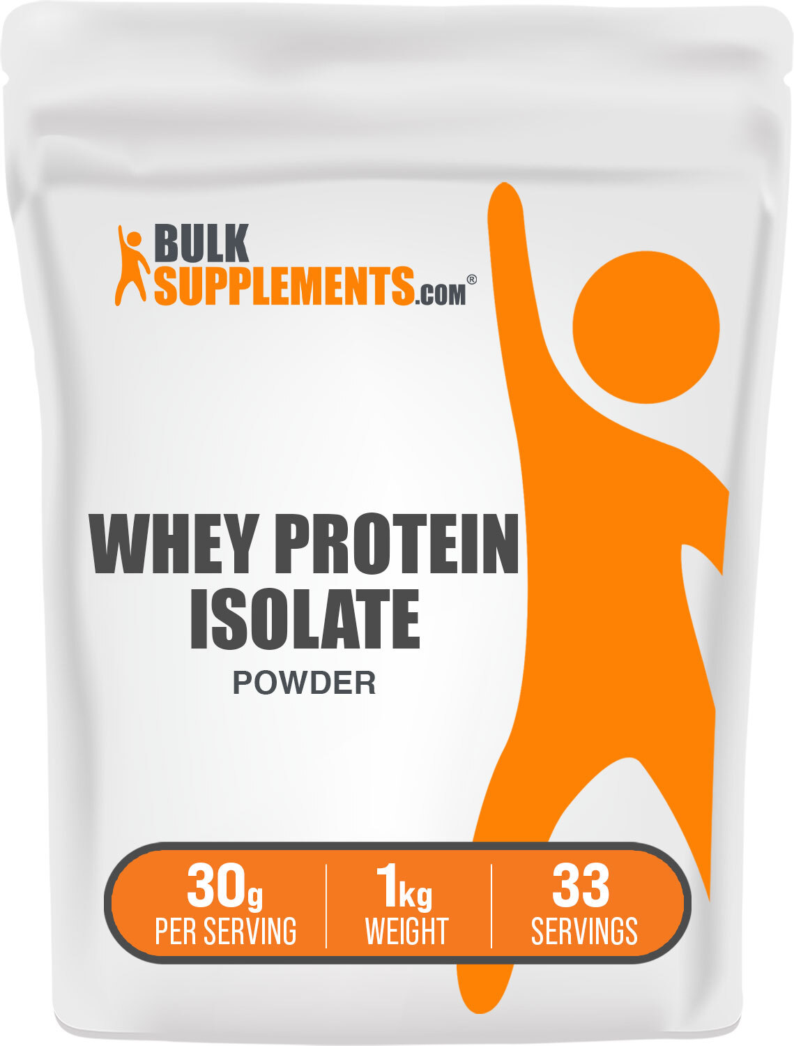 Bulksupplements Whey Protein Isolate Powder – 30 grams Per Serving