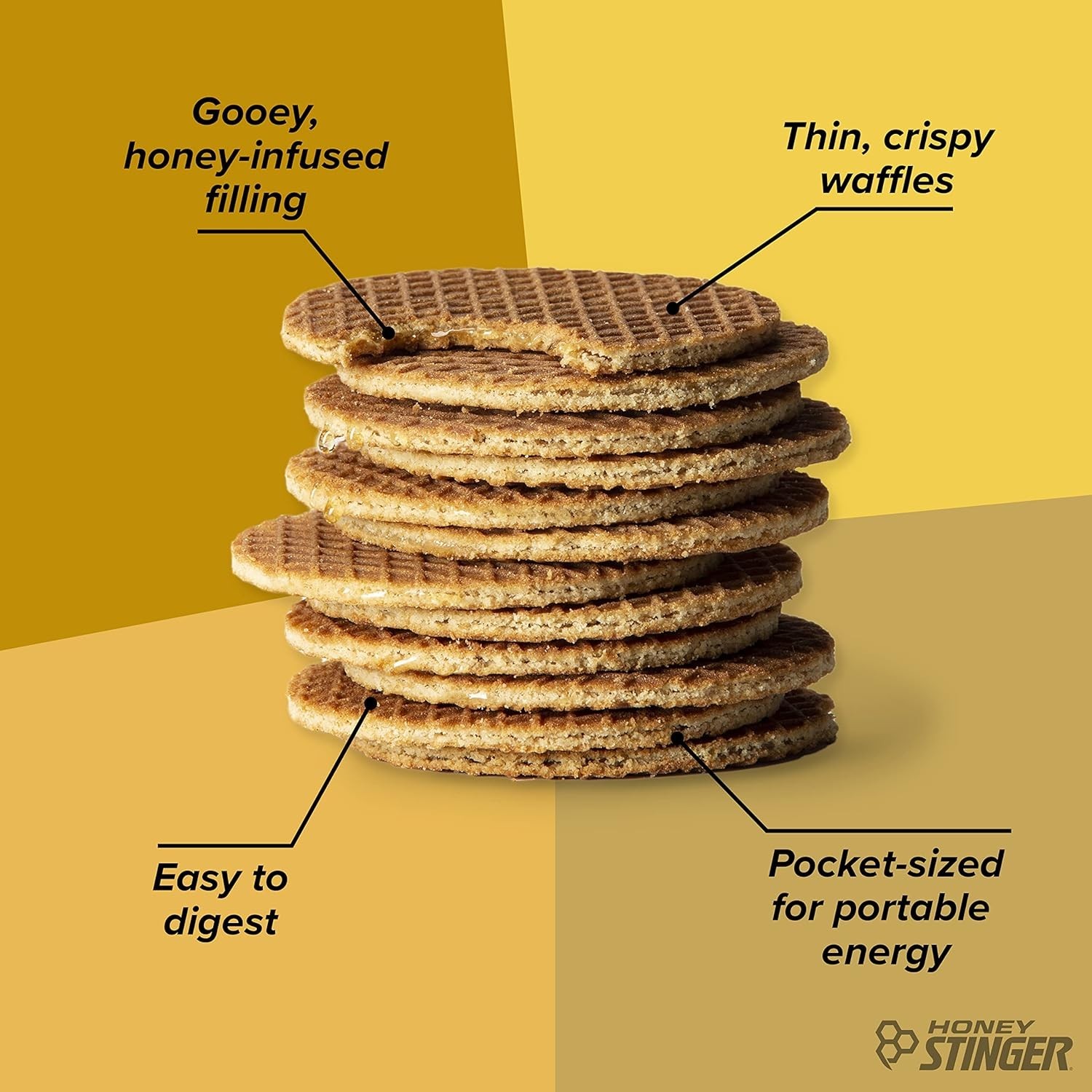 Performance-Enhancing Organic Honey Waffles – 16 Count for Pre/Post Workout Fuel