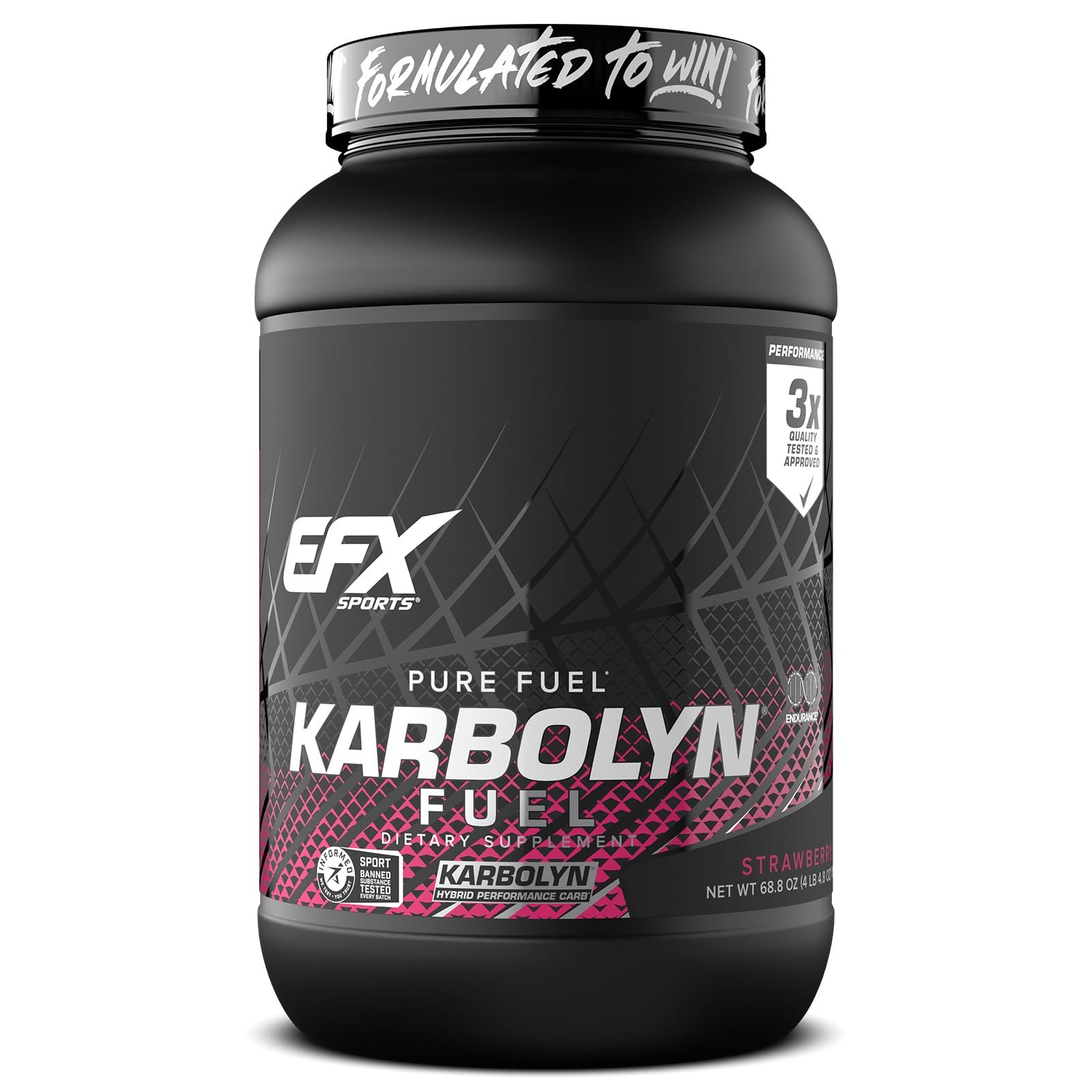 EFX Sports Karbolyn Fuel | FastAbsorbing Carbohydrate Powder | Carb Load, Sus…