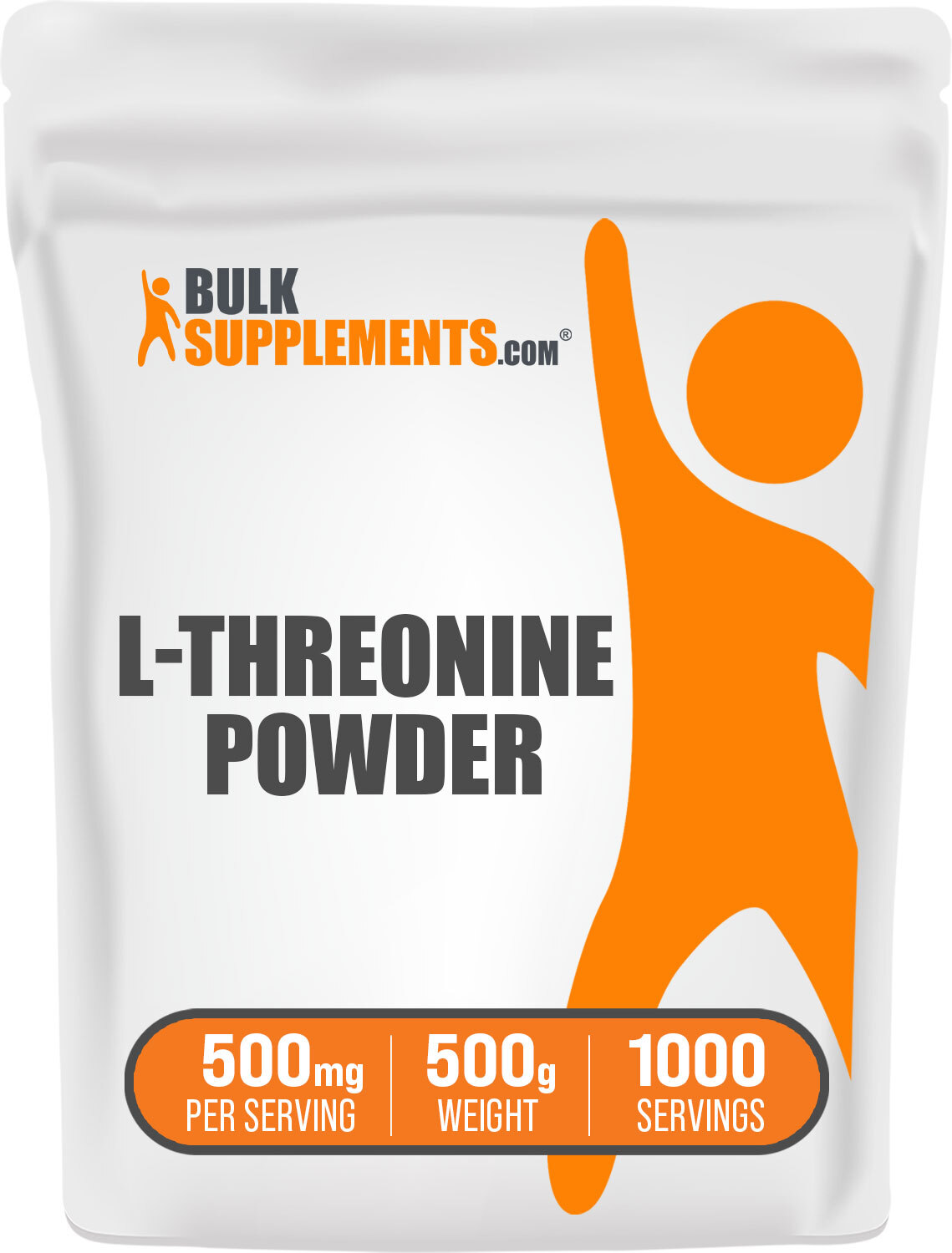 BulkSupplements L-Threonine Powder – 500mg Per Serving