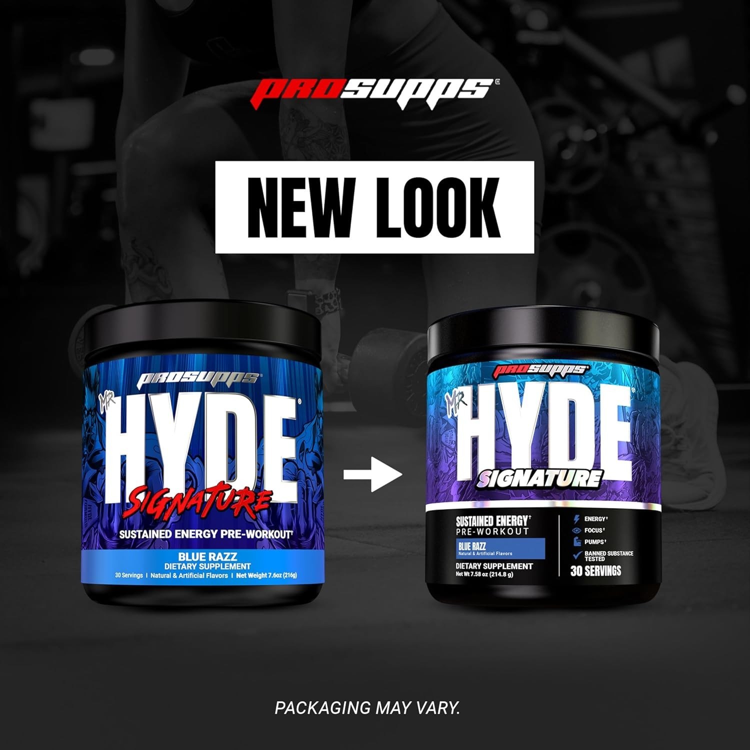 30 Servings Mr. Hyde Signature Pre-Workout Powder with Creatine & Beta Alanine