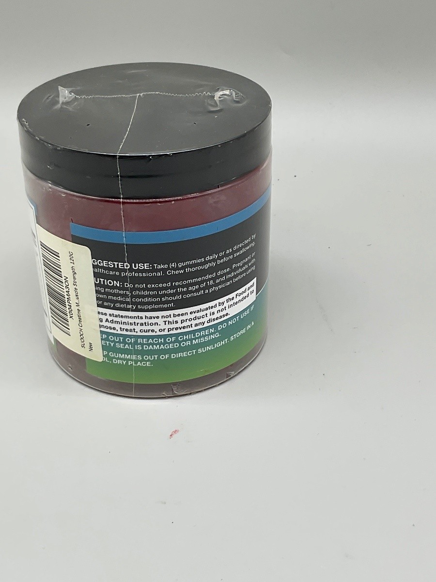 SUOOCH Creatine Monohydrate Gummies L-Taurine Vitamin B12 120 Gummies