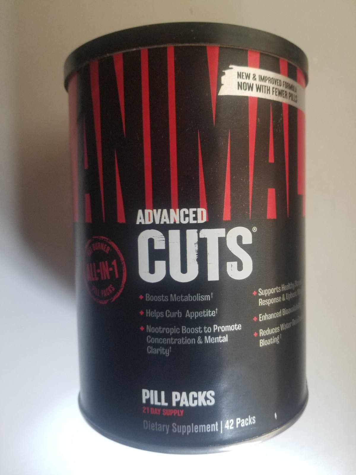 Universal Nutrition Animal Advanced Cuts (42 Pill Packs) Exp 6/2027 – NEW/SEALED
