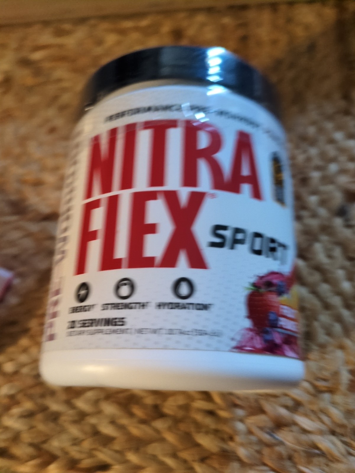 Nitraflex Pre-Workout ~Fruit Punch 10.74oz Exp 07/2027
