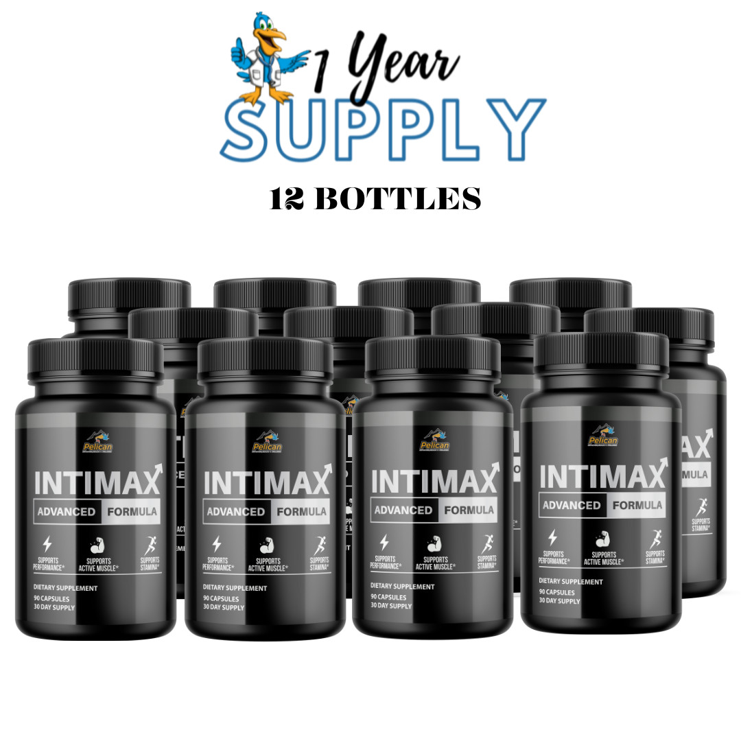 INTIMAX- Bodybuilding & Weight Support- 12 Bottles- 1080 Capsules