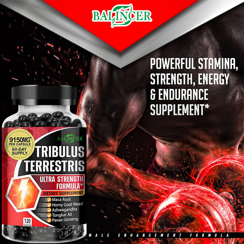 Tribulus Terrestris 800mg Testosteron Booster Muscle Mass 120 Capsules
