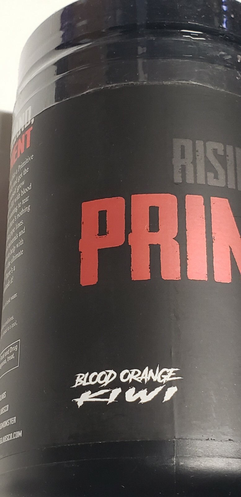 Rising Labs – Primitive Pre-WorkOut – Blood Orange Kiwi – 30 Servs – Exp 9/2025