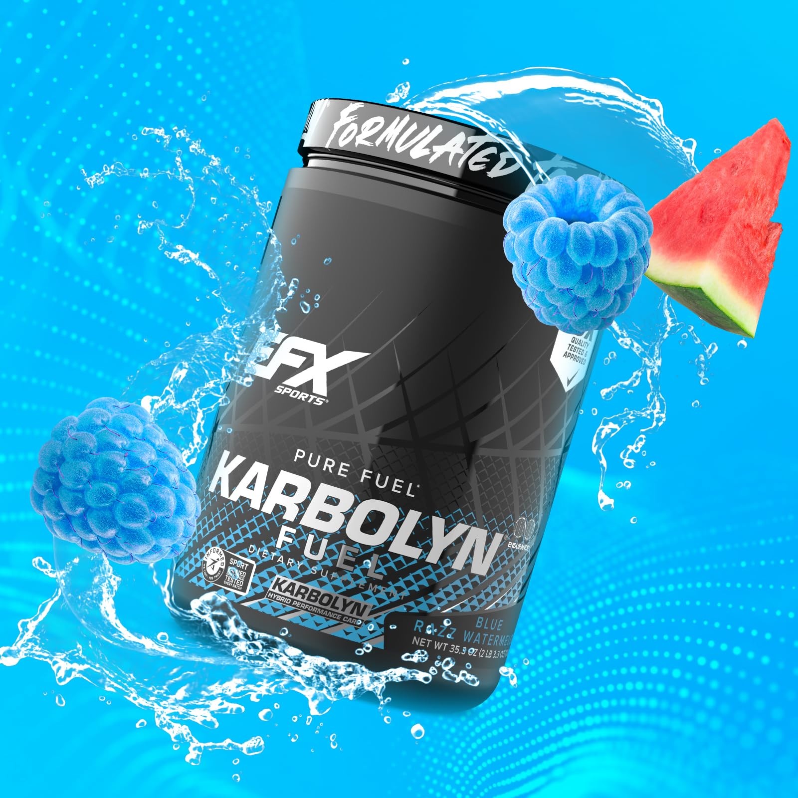 EFX Sports Karbolyn Fuel | FastAbsorbing Carbohydrate Powder | Carb Load, Sus…