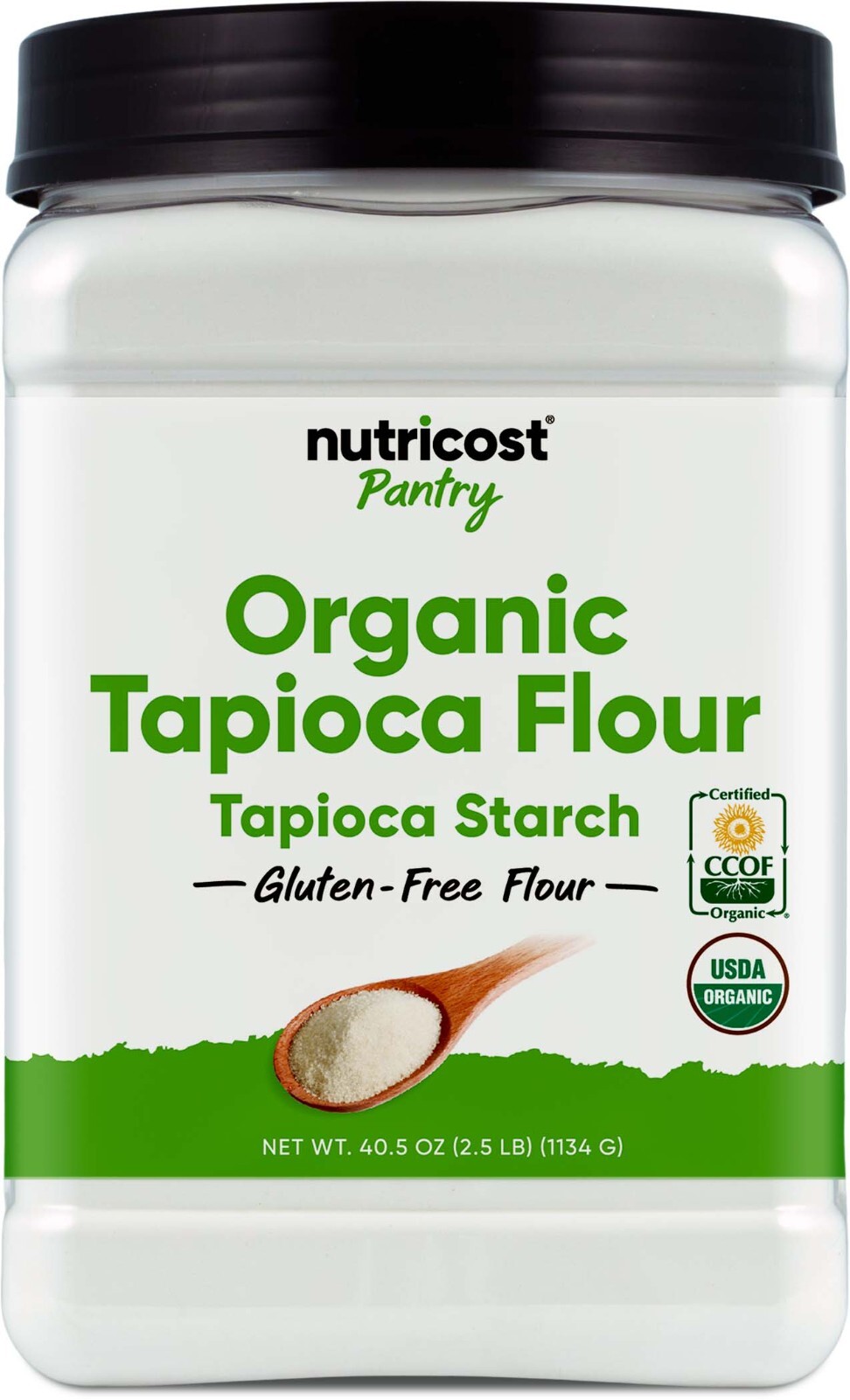 Nutricost Organic Tapioca Flour (2.5 LB) – Gluten-Free, Non-GMO
