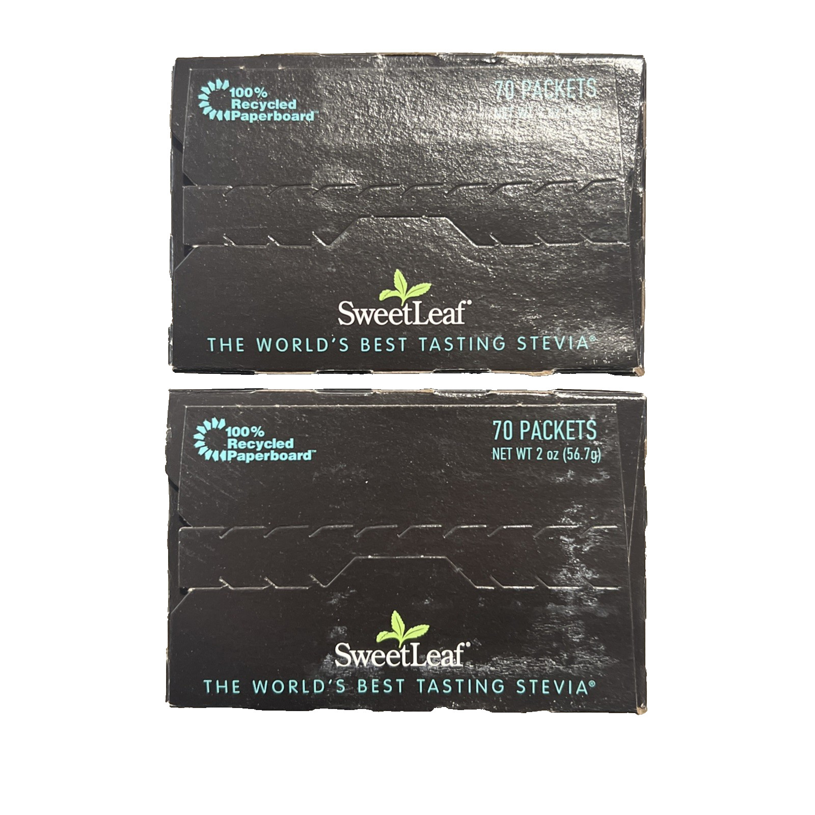 SweetLeaf Stevia Powder Packets 70 Count 2 Pack Zero Calorie Sweetener NEW