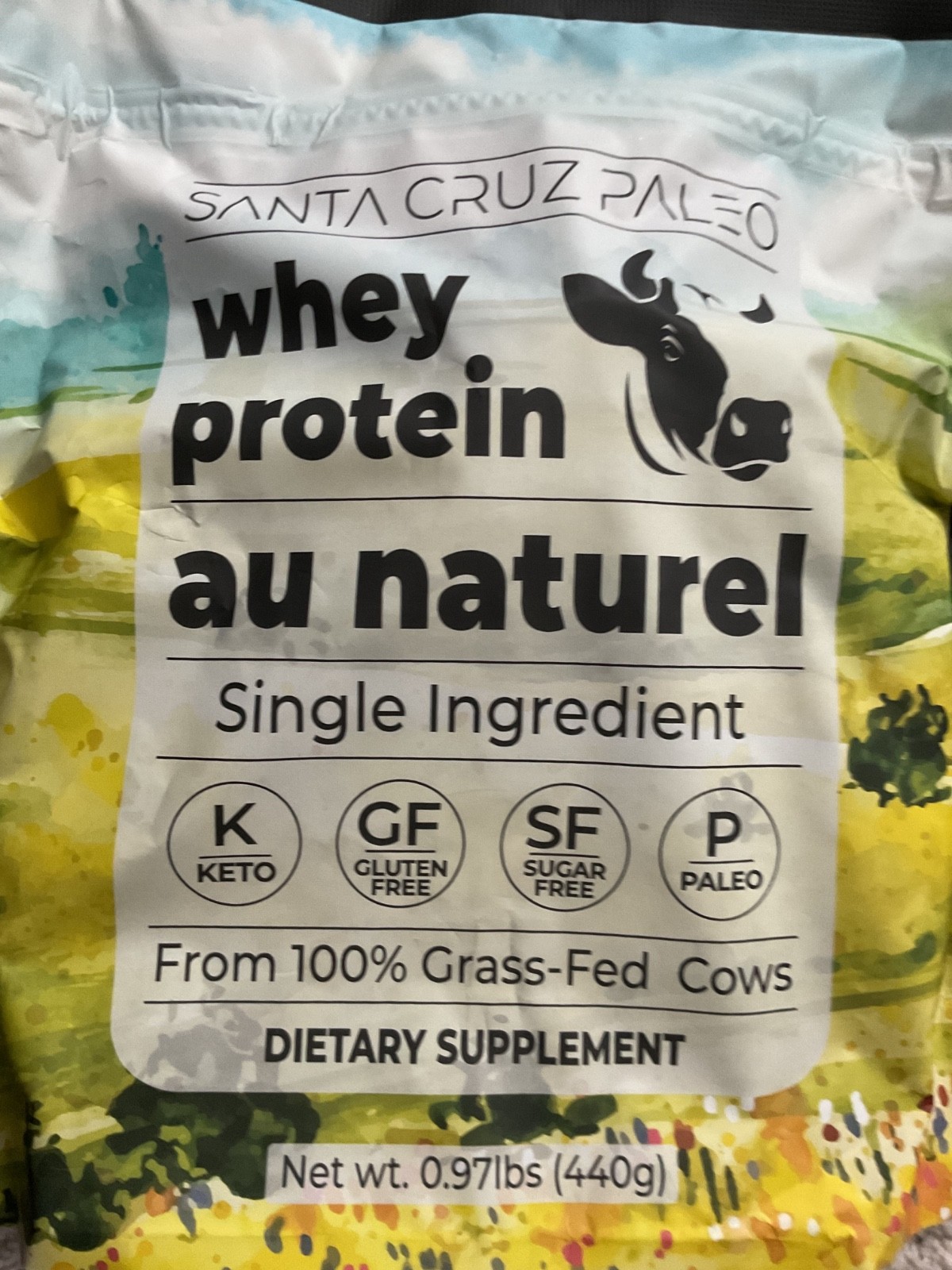 santa cruz paleo whey protien au naturel single ingredient