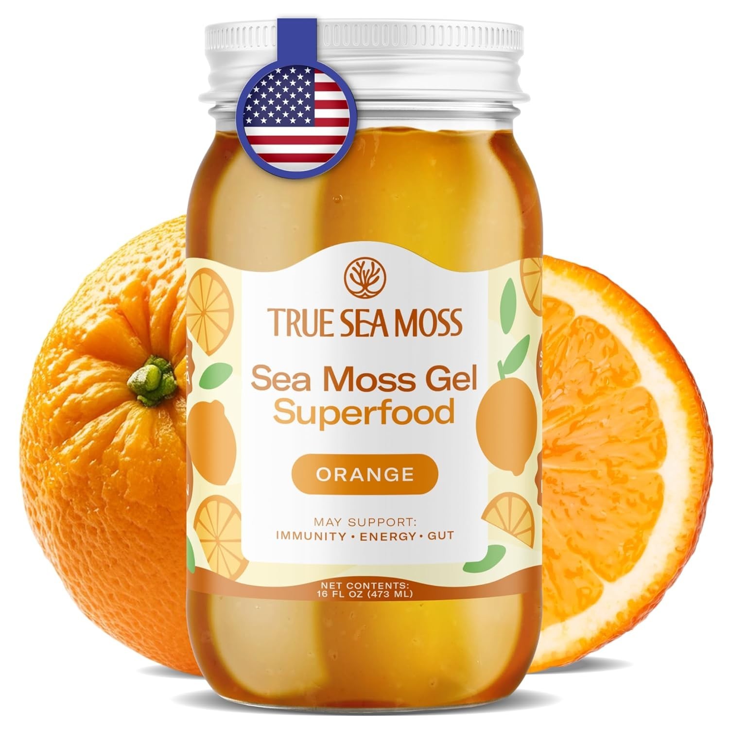 Sea Moss Gel – Made in USA – Wildcrafted Seamoss, Fresh Fruits & Jarred Veget…