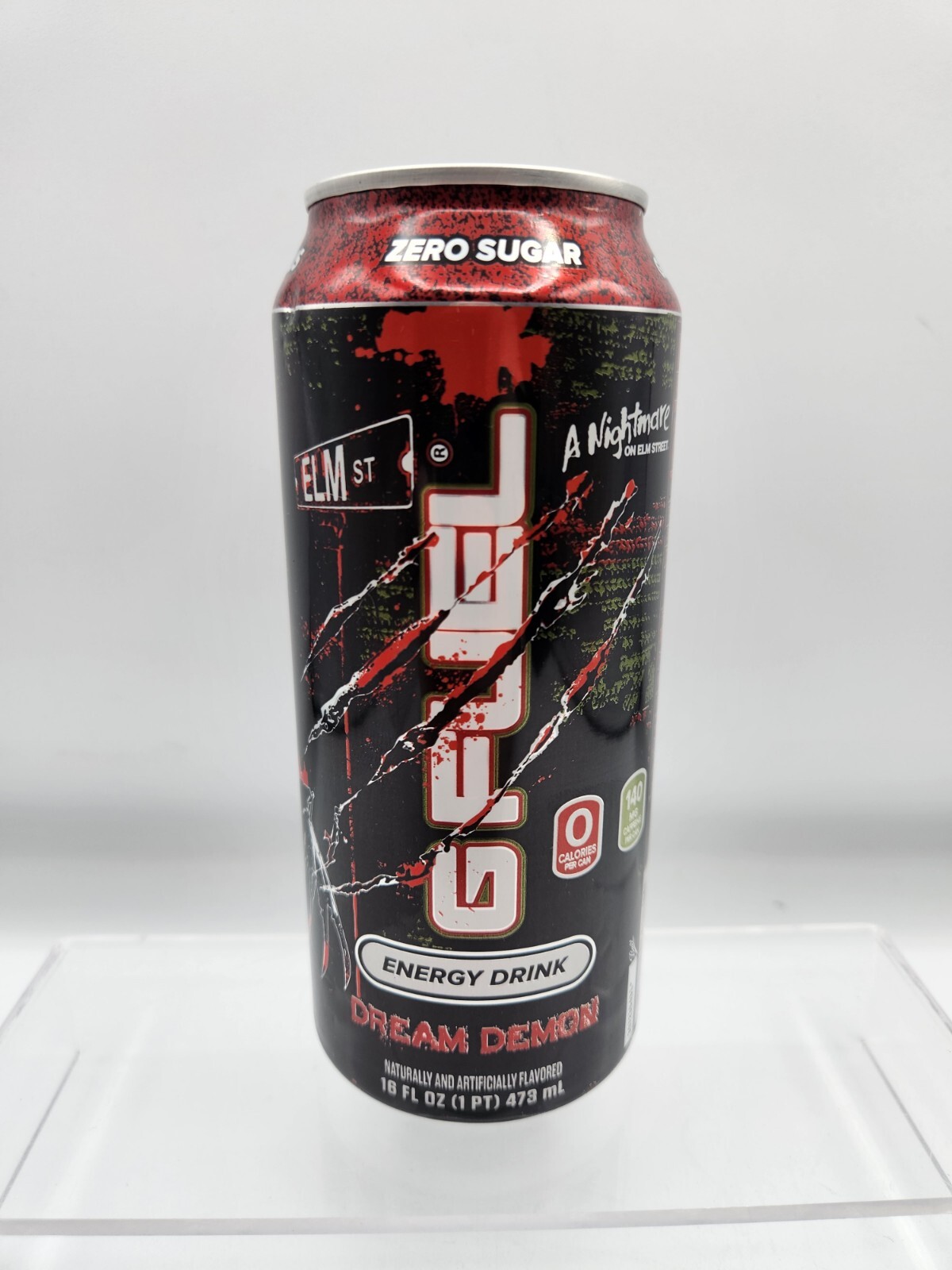 G Fuel Nightmare on Elm Street Energy Drink Dream Demon 16 Fl Oz Limited Edition
