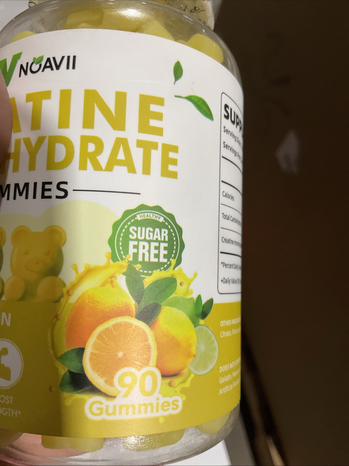 Creatine Monohydrate Gummies 90 Count Sugar Free