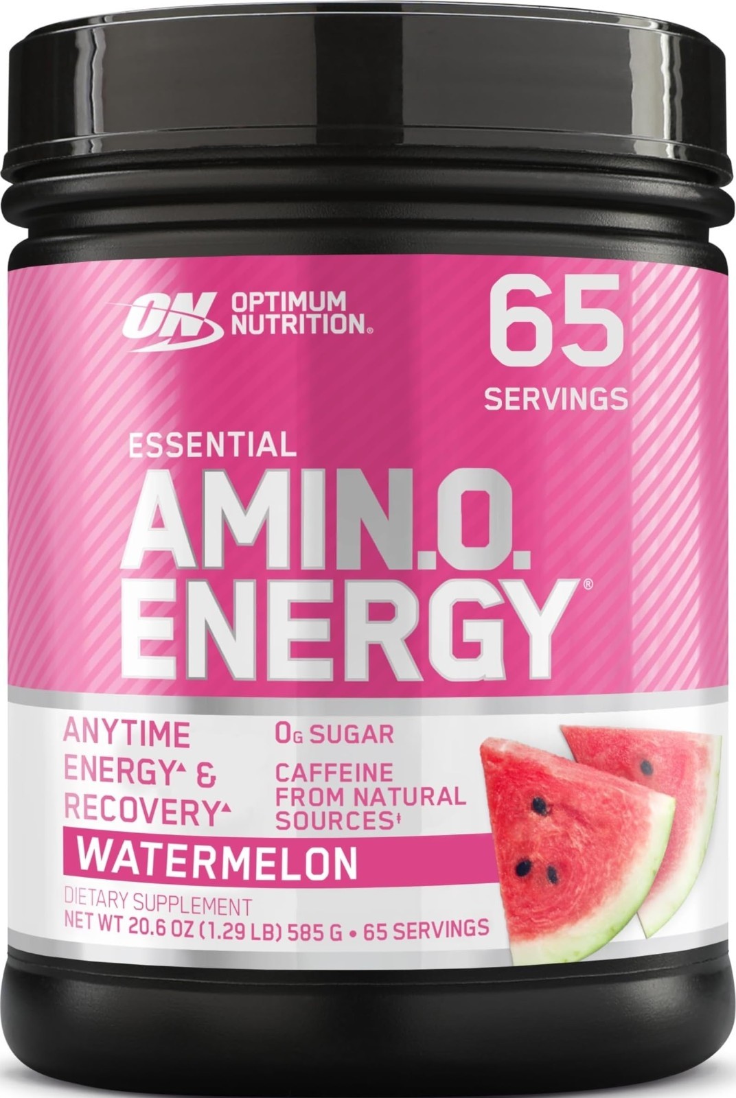 Amino Energy Pre Workout Powder – BCAA, Keto Friendly, Green Tea, Watermelon, 65