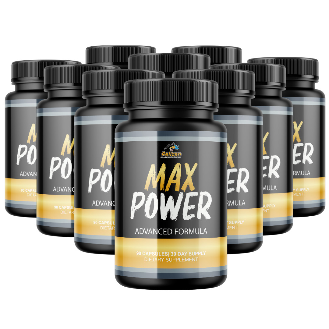 Max Power- Bodybuilding & Men’s Health Support- 10 Bottles- 900 Capsules