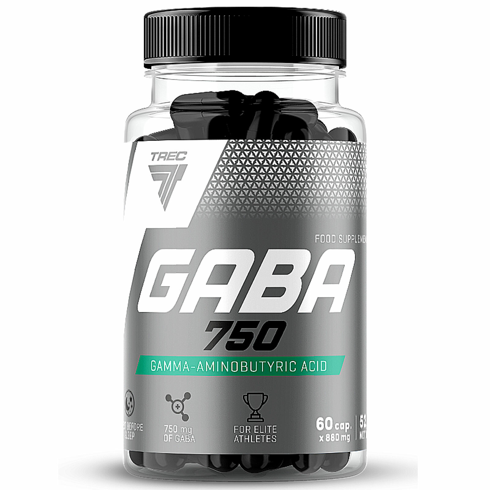 Trec Nutrition GABA 750 ULTRA PURE Gamma-Aminobutyric Acid Regeneration Hormones