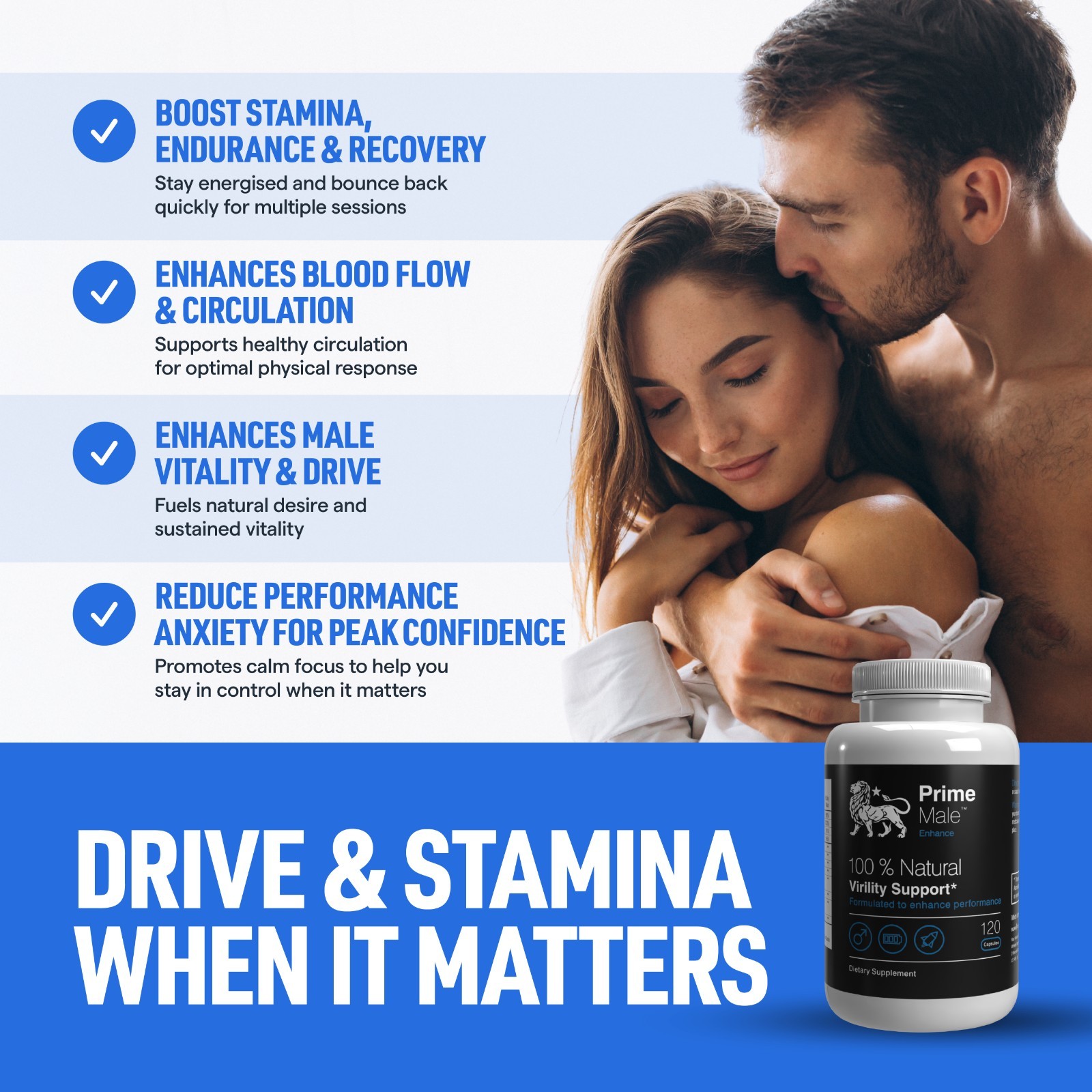 Prime Male Enhance – Male Enhancement Supplement 120 capsules – BUY DIRECT
