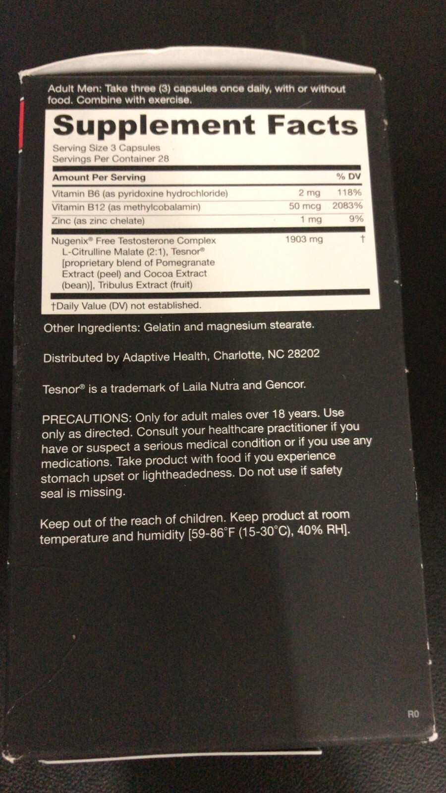 Nugenix [T-Boost] Free Test. Boosting Formula, 84 Caps – EXP. 03/26 (O1)