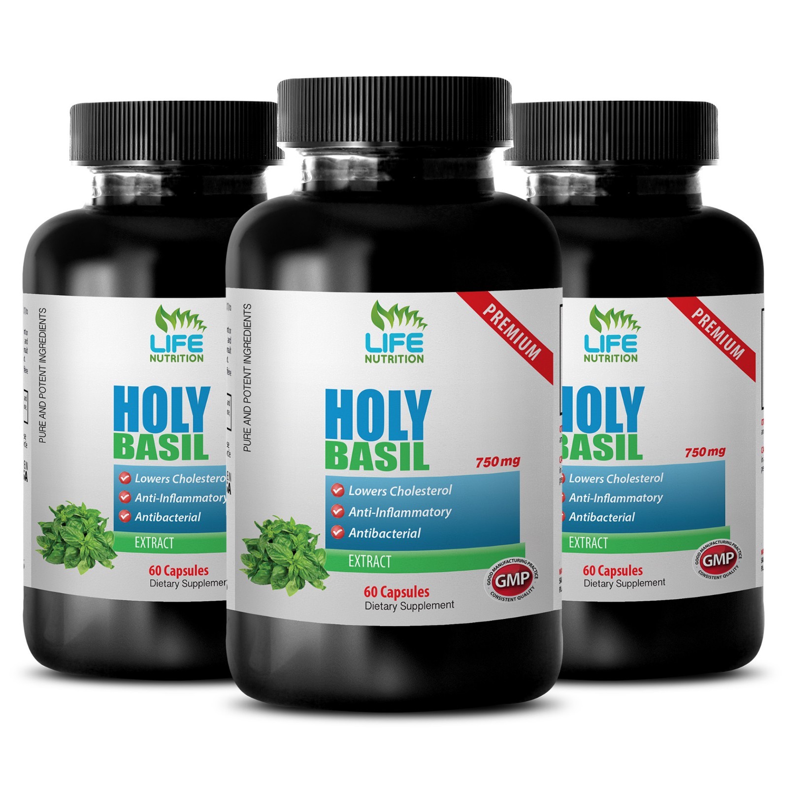 blood pressure control – Holy Basil Extract 750mg 3B – stress relief