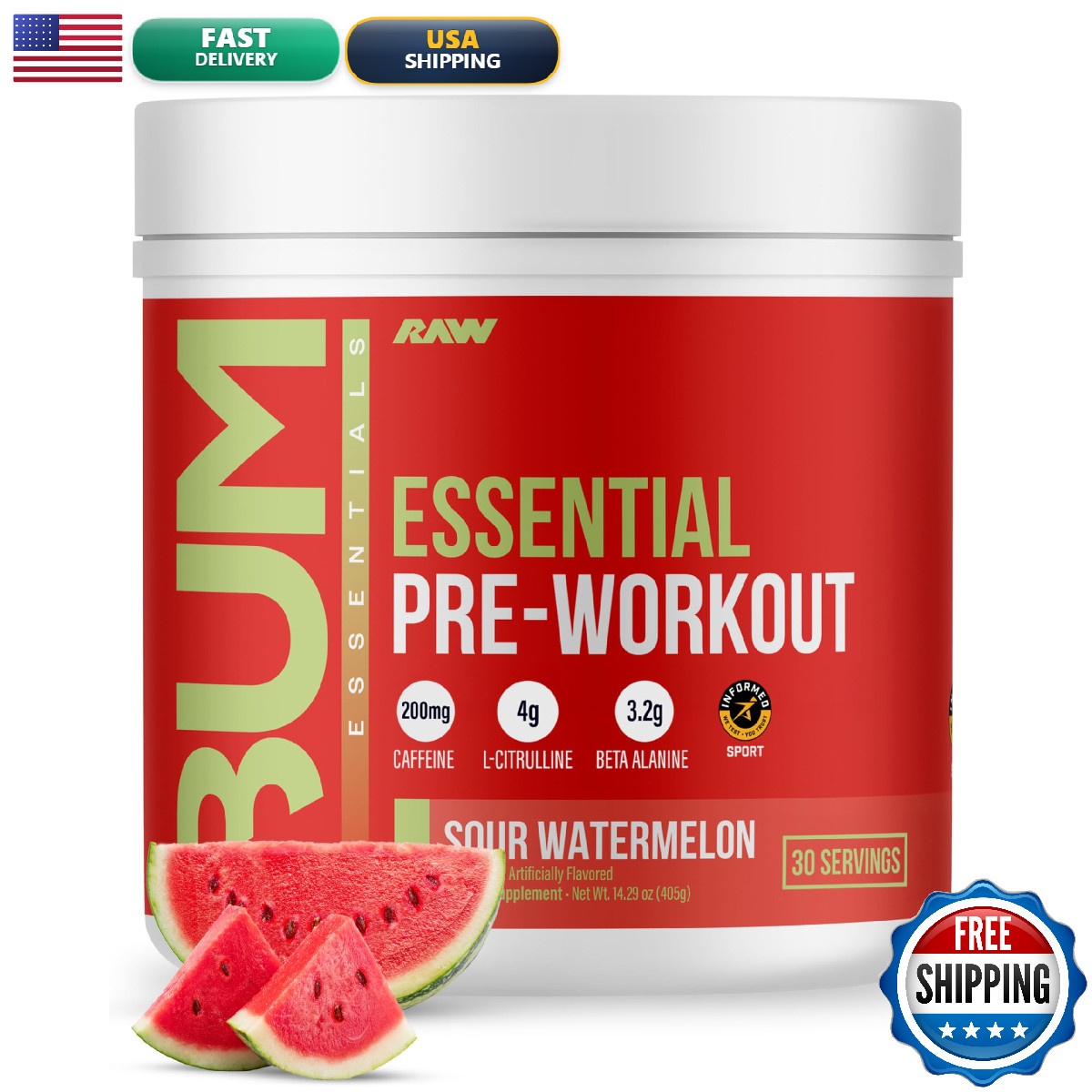 Raw Essential Powder – Sports Nutrition Supplement For Men –
