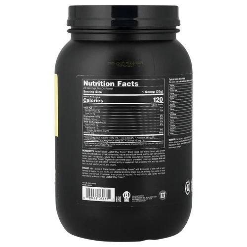 ANIMAL Isolate Loaded Whey Protein Frosted Cinnamon Bun 2 lb Muscle Recovery