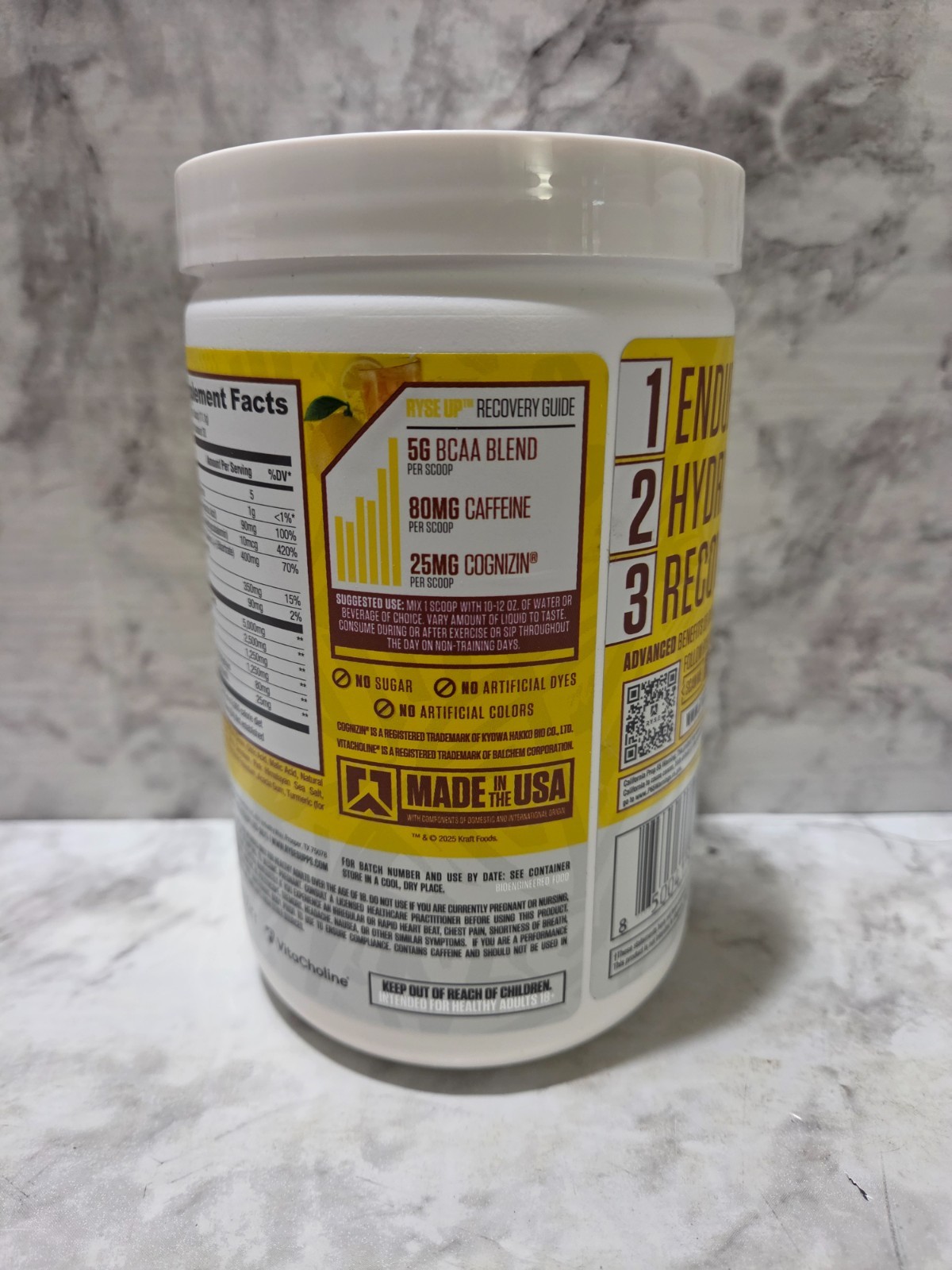 Ryse Element Series BCAA Focus Country Time Lemonade 11.7 OZ 5/2027
