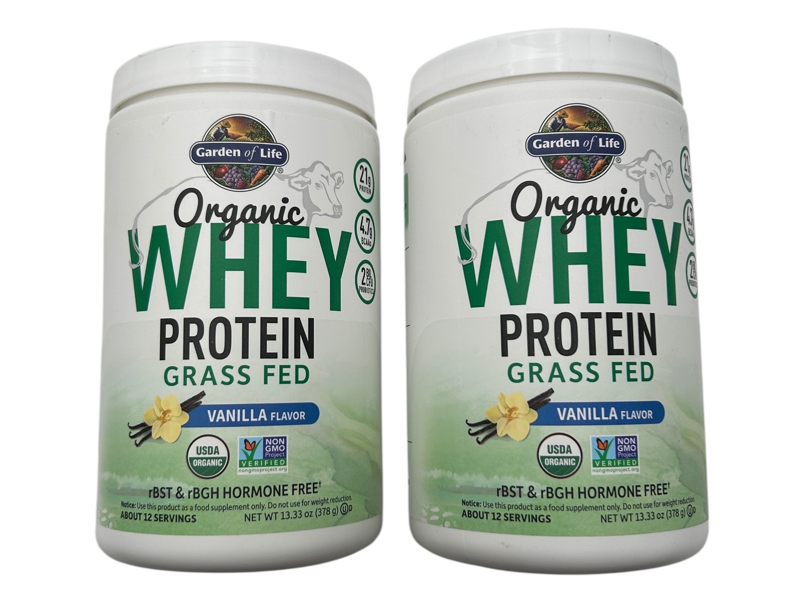 Garden of Life Whey Protein Vanilla 2 Pack (EXP 8/2026)