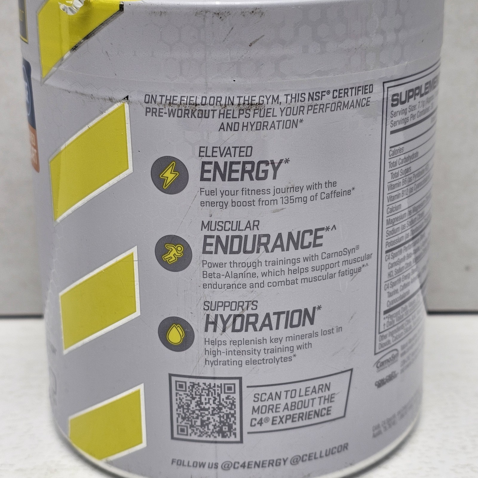 C4 Sport®, Pre-Workout, Blue Raspberry, 7.5 oz (213 g)