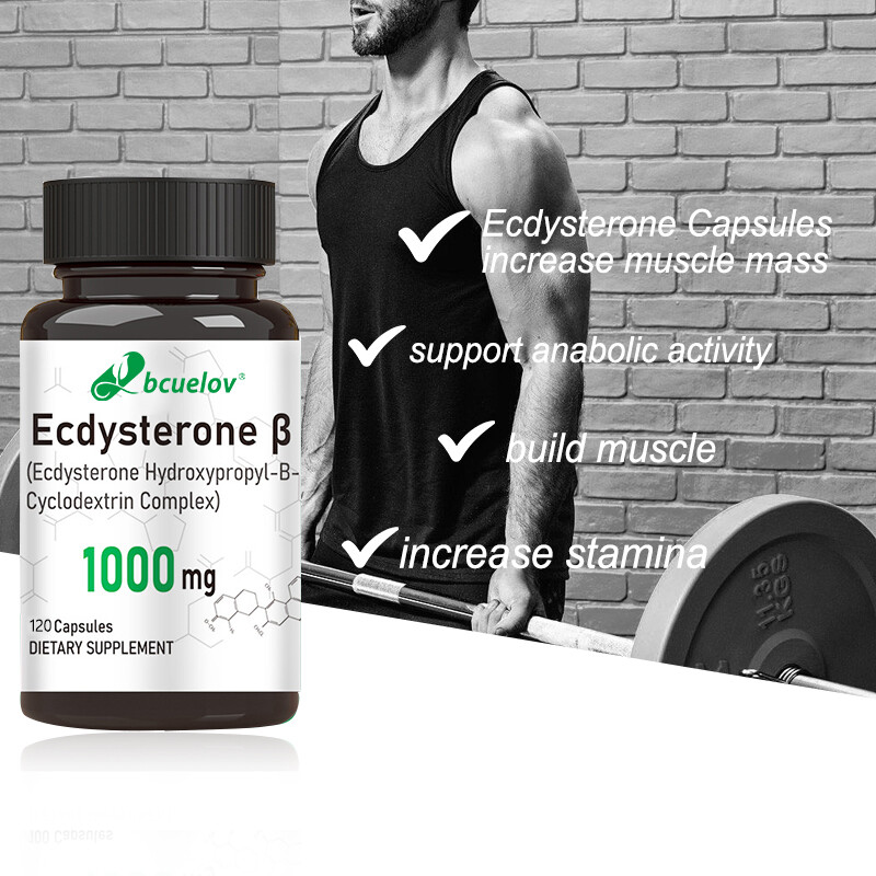 Ecdysterone Supplement- Anabolic Enhance Strength and Performance, Muscle Growth
