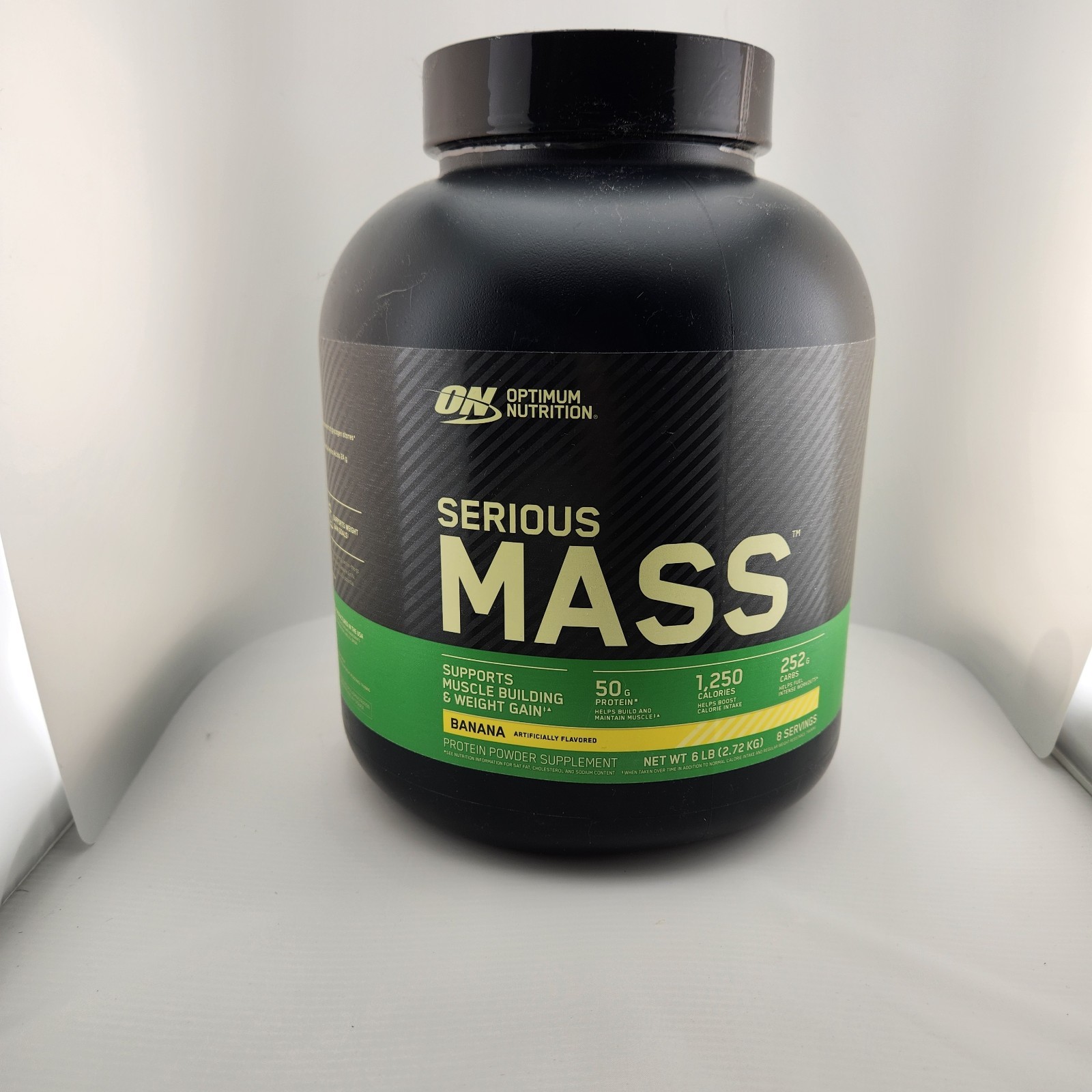 Optimum Nutrition Serious Mass Weight Gain Protein Powder Banana 6lb Exp 9.30.26