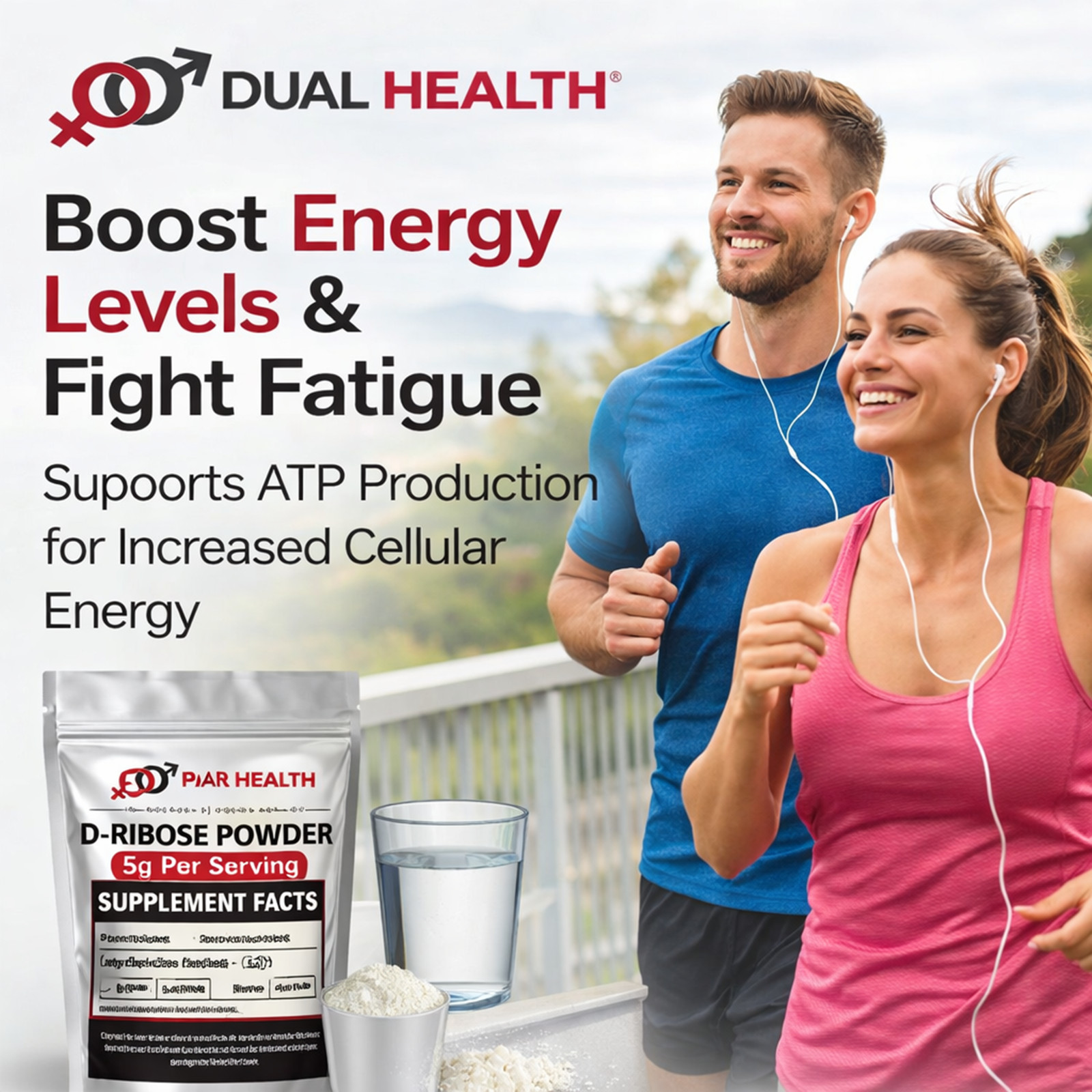 D-Ribose Powder Pure Energy Support Supplement Bulk Sizes