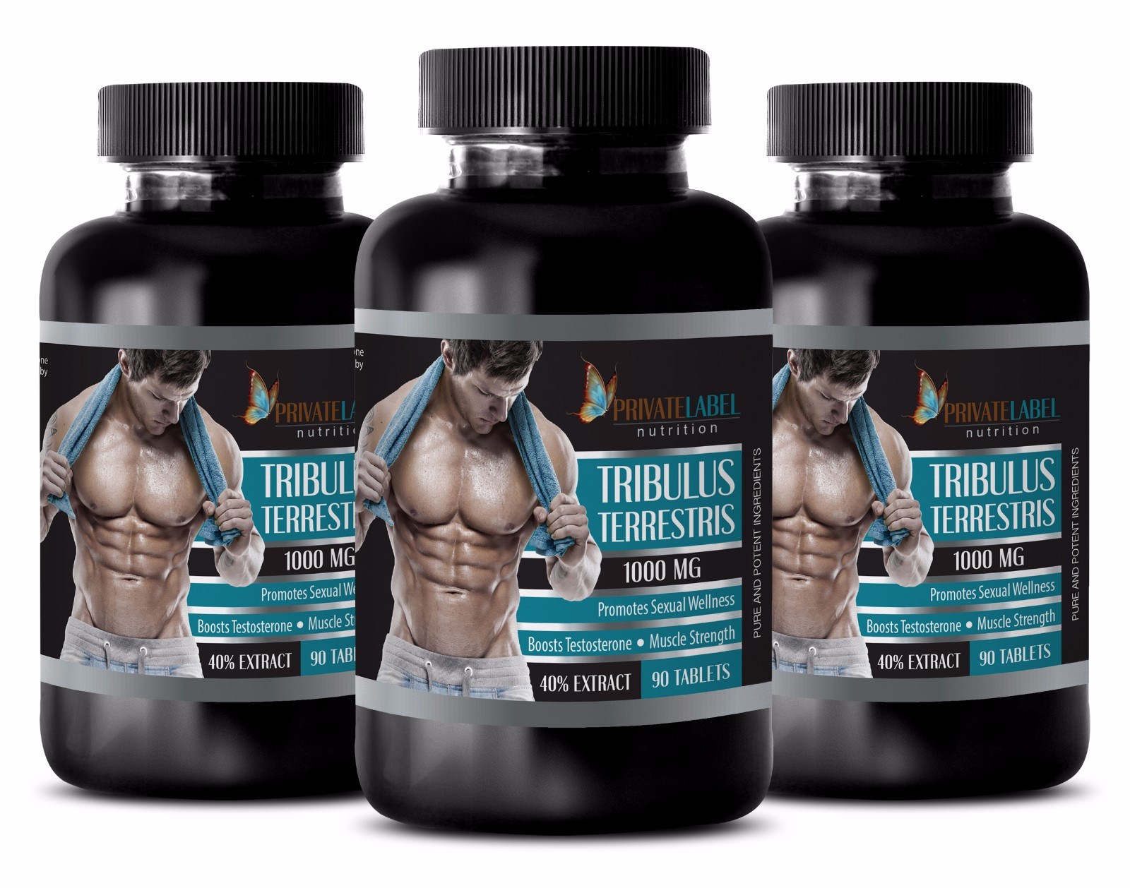Tribulus Terrestris Powder 1000mg Male Enhancement Testosterone 3 B, 270 Tablets
