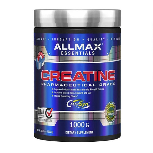 ALLMAX NUTRITION CREATINE MONOHYDRATE POWDER Pharmaceutical Grade 1000g 200 Serv