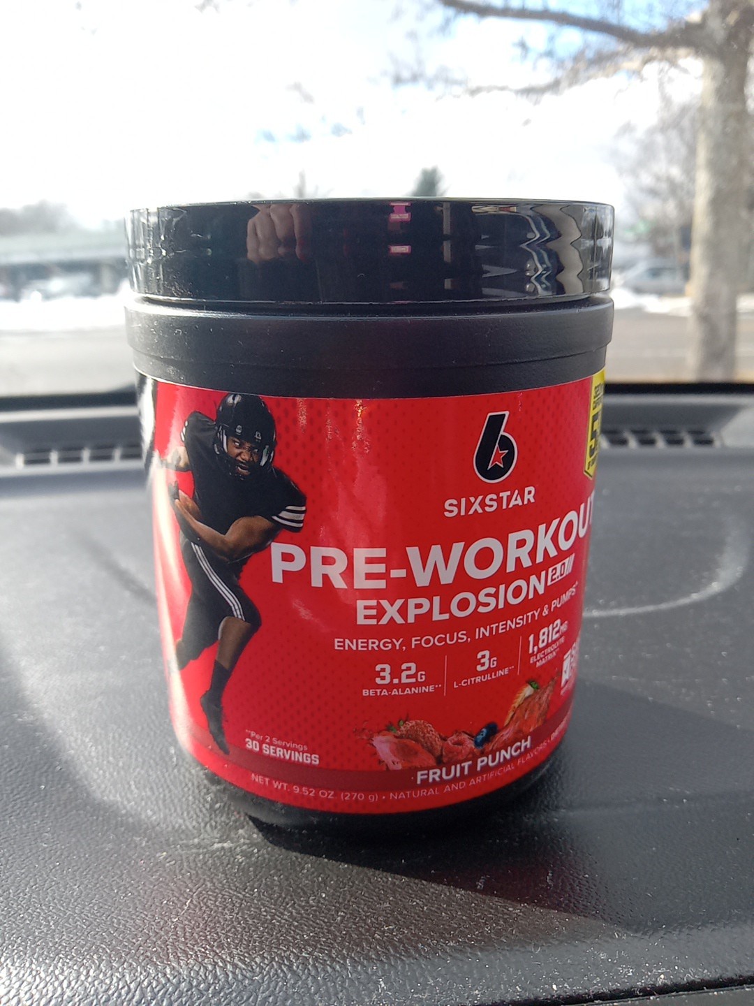 Pre-Workout Explosion 2.0 Fruit Punch 9.52 oz EXP 02/2027 Extreme Energy Sealed