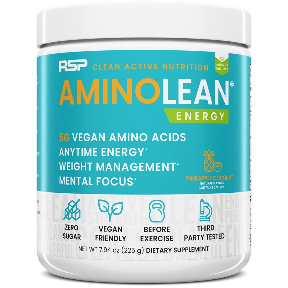 Vegan Pre Workout Powder Pineapple Coconut – Natural Energy & Weight Management