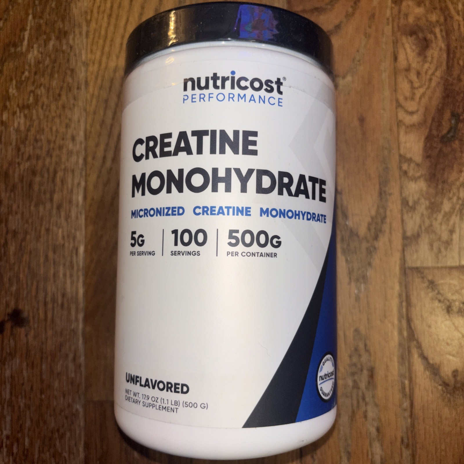 Nutricost Performance Creatine Monohydrate Unflavored Powder 17.9oz EXP:10/28
