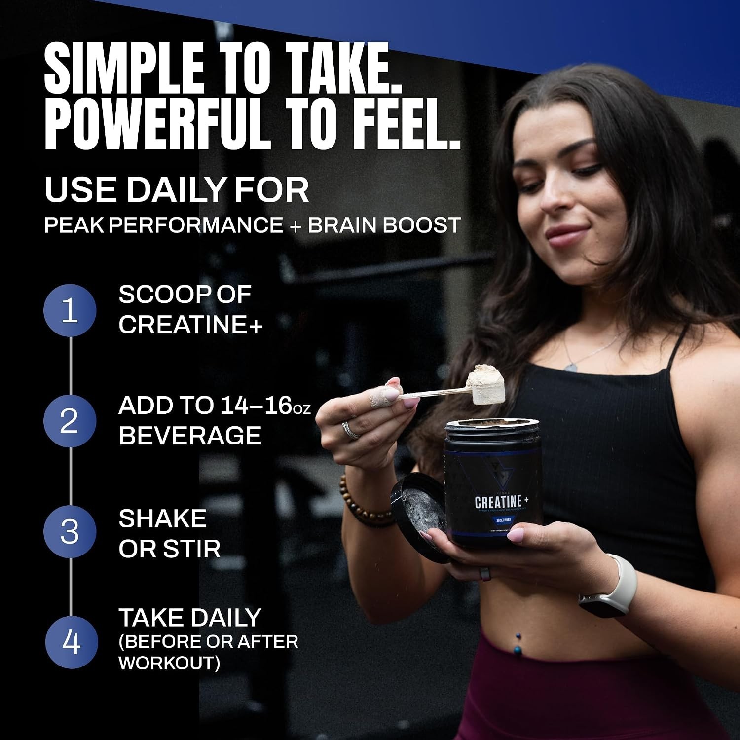 Energy Boost Creatine+ for Athletes, Unflavored
