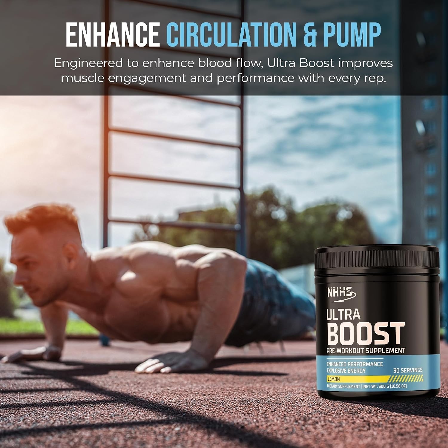 Ultra Boost Lemon Pre-Workout Powder: Clean, Explosive Energy & Performance i…