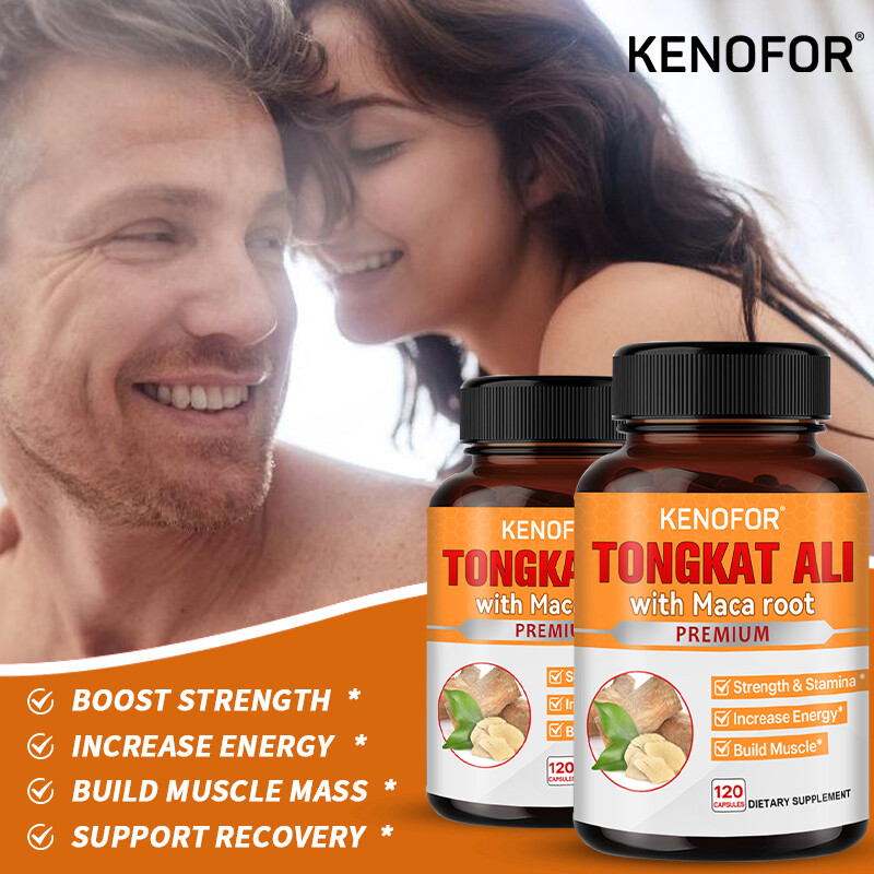 Maca Relieve Stress Sexual Desire Ginseng Male Energy for Men 120 Capsules