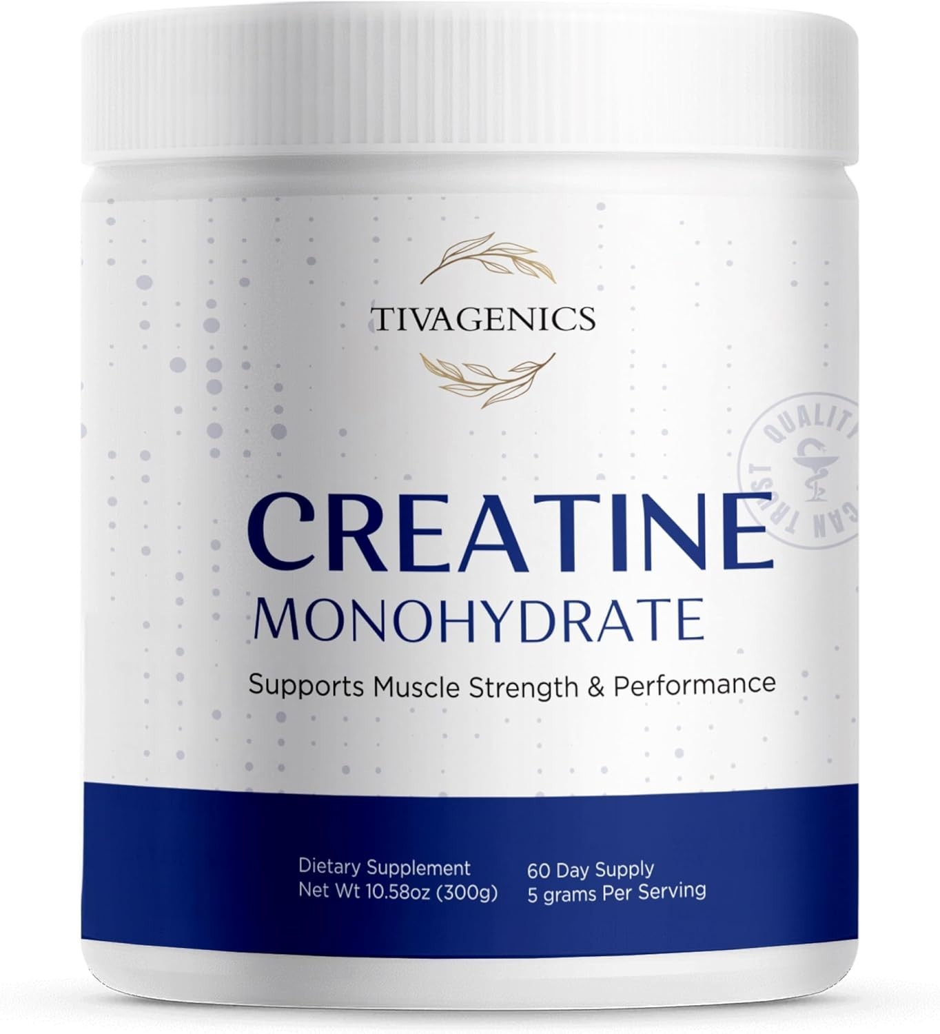 Pure Creatine Monohydrate Powder 300g Micronized Supplements 5g/60 Days Supply