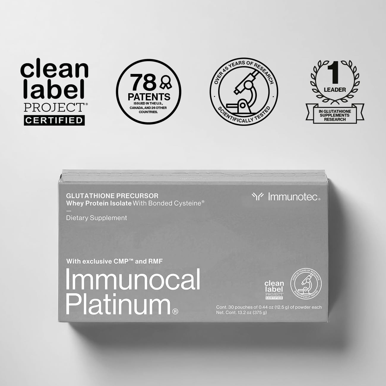 Platinum Glutathione Precursor – Whey Protein Isolate, Anti-Aging, Skin + Cel…