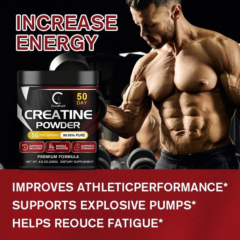 Pure Creatine Monohydrate Powder Micronized Unflavored 50 Servings 250 Grams