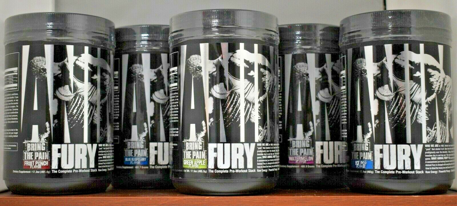 Universal Nutrition Animal Fury Pre-workout Stack 30 Servings Choose Flavor