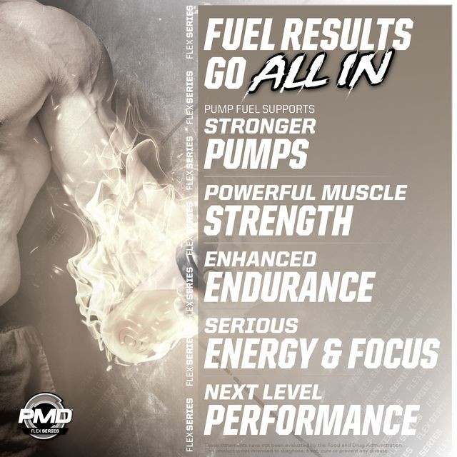 Pump Fuel All In -Medium Stim- Ultimate Muscle Pump Explosive Pre Workout Powder