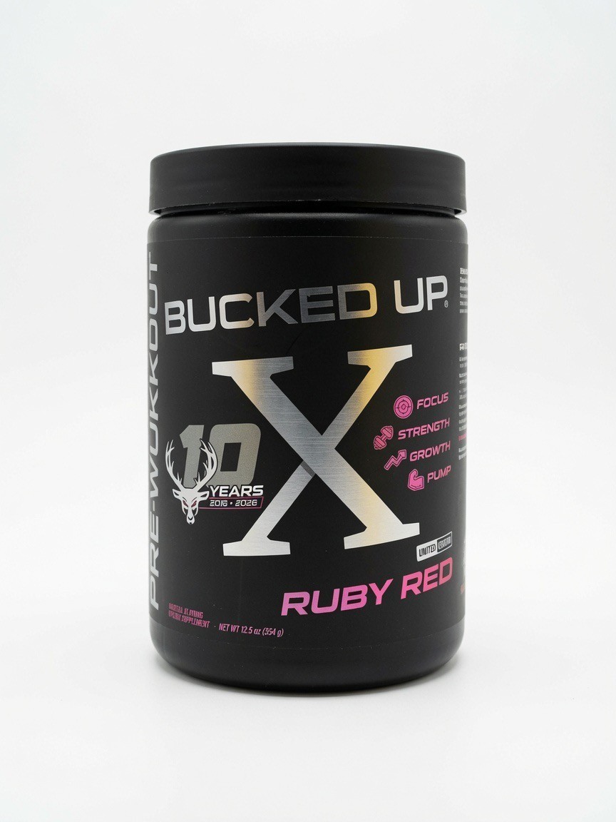 BUCKED UP PRE-WORKOUT X 10 YEAR ANNIVERSARY EDITION 30 Servings PUMP FOCUS