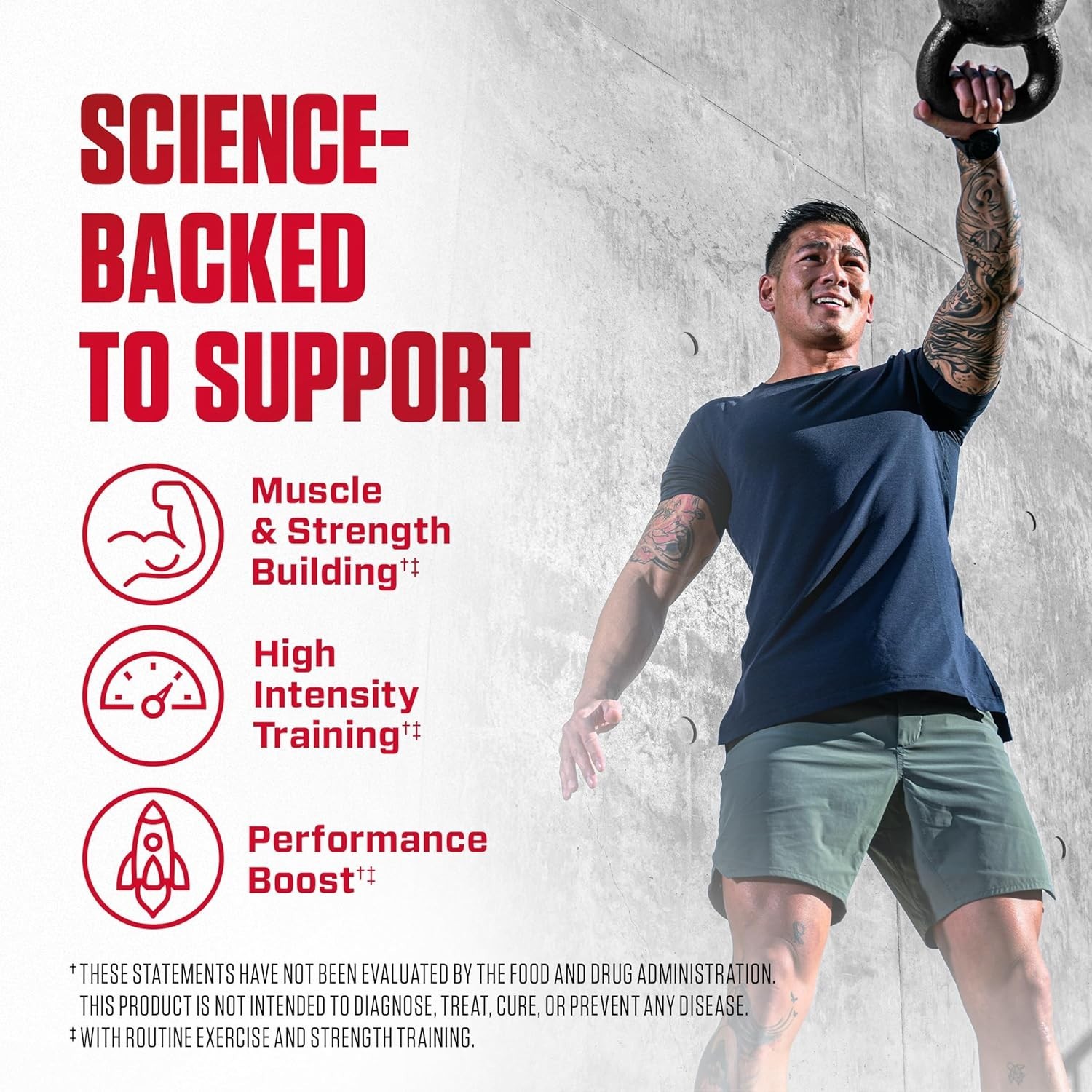 Dymatize 100% Creatine Monohydrate with Creapure, 5g Per Serving, 60 Servings (3