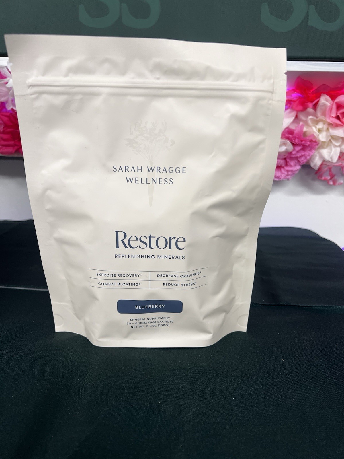 Sarah Wragge Wellness Powder Restore Blueberry/Alkalize Raw Greens, 0.18 oz