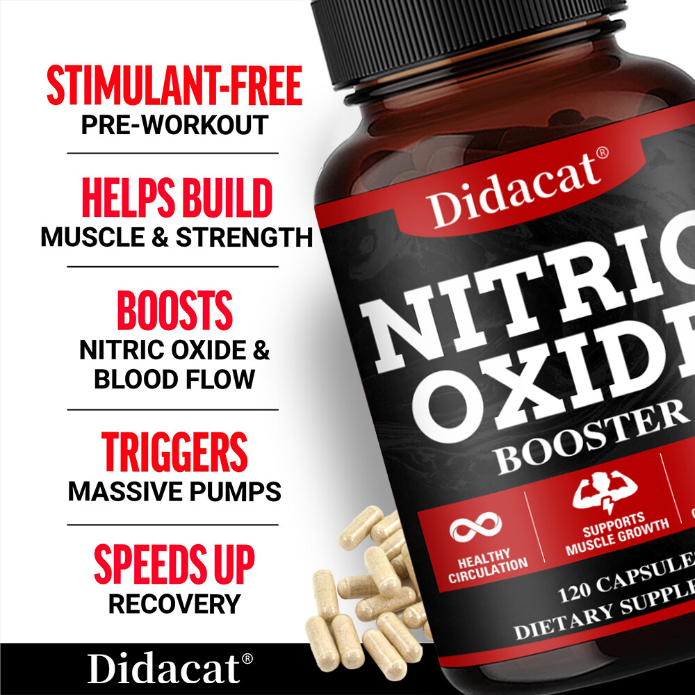 Nitric Oxide Capsules Support healthy Blood Flow,Enhances athletic performance